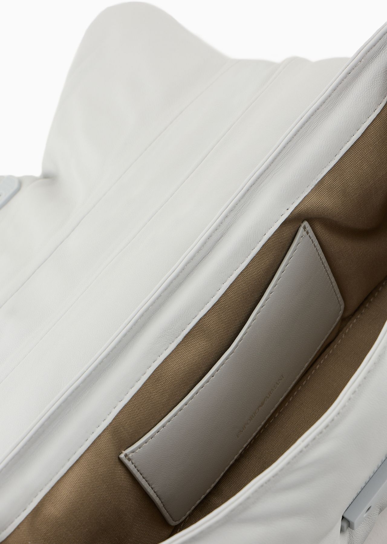 Oversized baguette shoulder bag in puffy nappa leather - 4