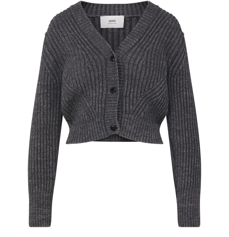 Cropped cardigan - 1