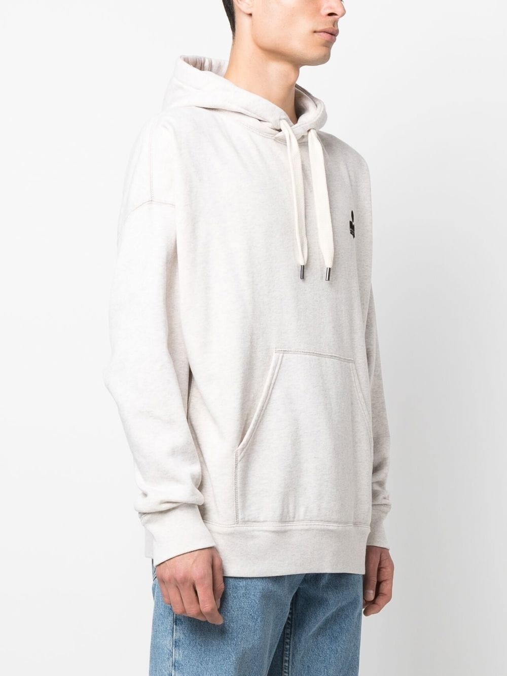 Malek embroidered-logo hoodie - 3