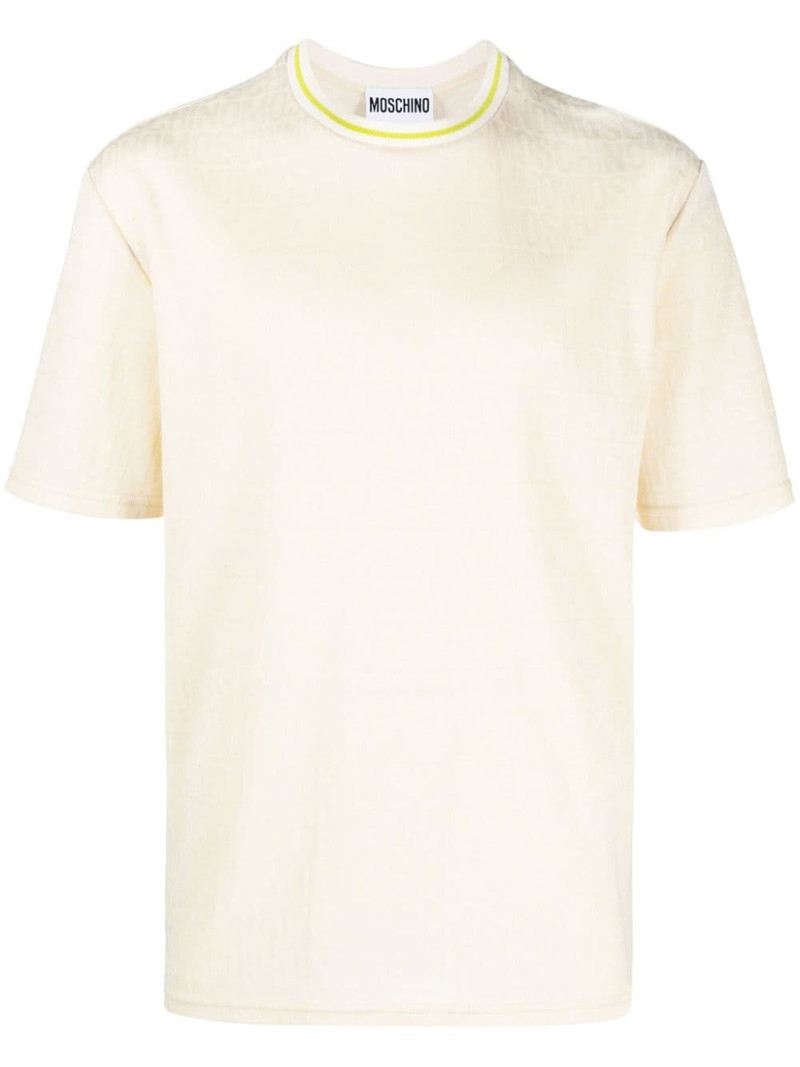 logo-embroidered crew-neck T-shirt 1