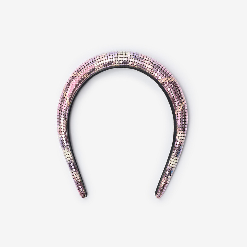 Burberry Check Mesh Headband outlook