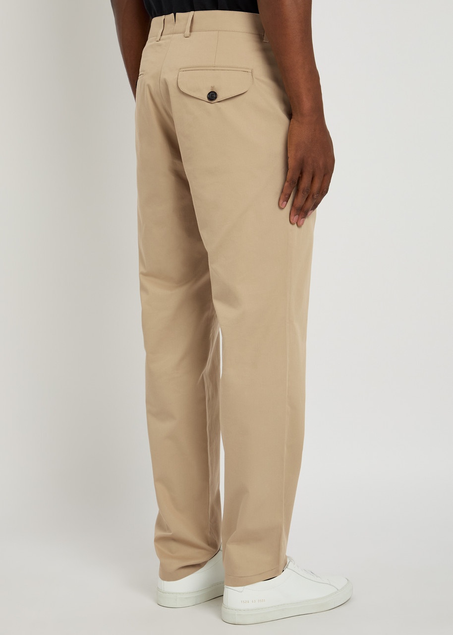 Oliver Spencer Fishtail Cotton Tapered-leg Trousers - 3