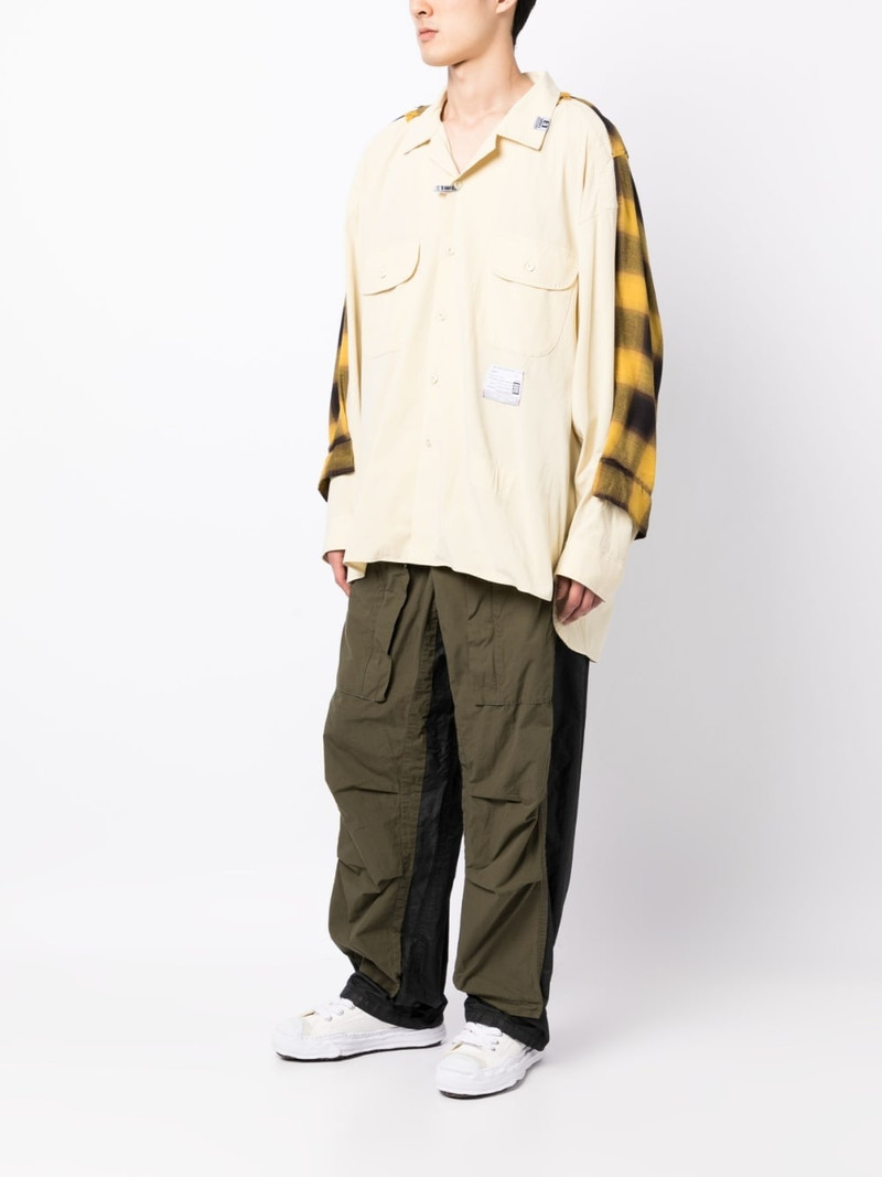 Maison MIHARAYASUHIRO Back Covered cotton shirt outlook