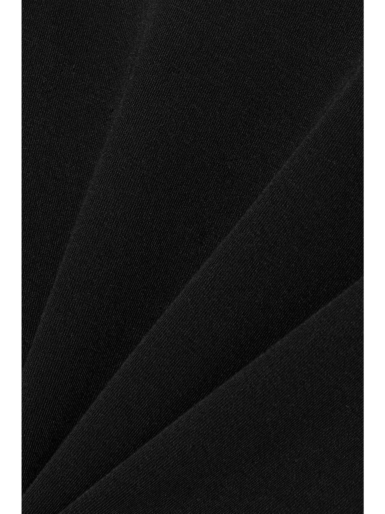 Aurora modal-blend jersey turtleneck top Black - 4
