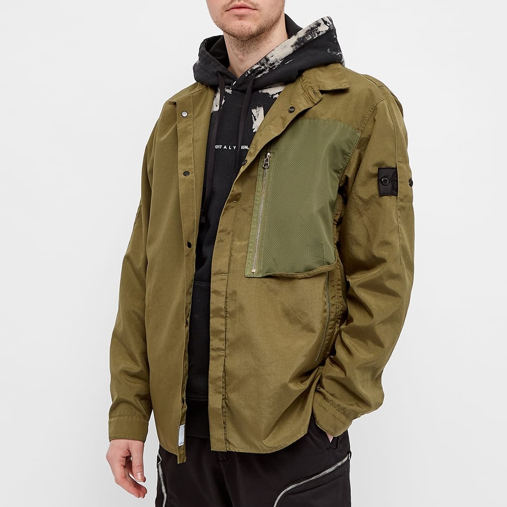 Stone Island Shadow Project Vented Zip Shirt Jacket - 5