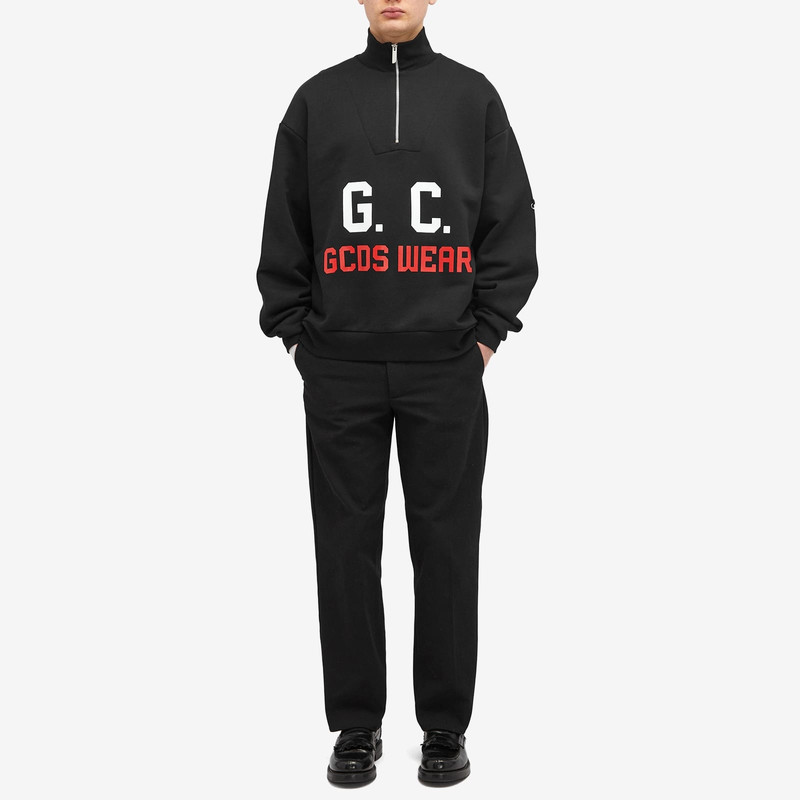 GCDS GCDS "GC" Half Zip Sweat outlook