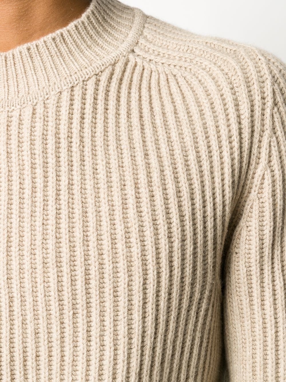 ribbed cashmere jumper - 5