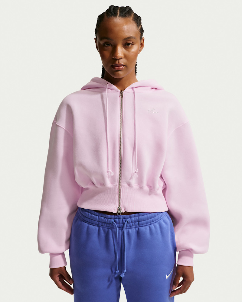 Nike Sportswear Phoenix Fleece Women's Loose Cropped Full-Zip Hoodie 1