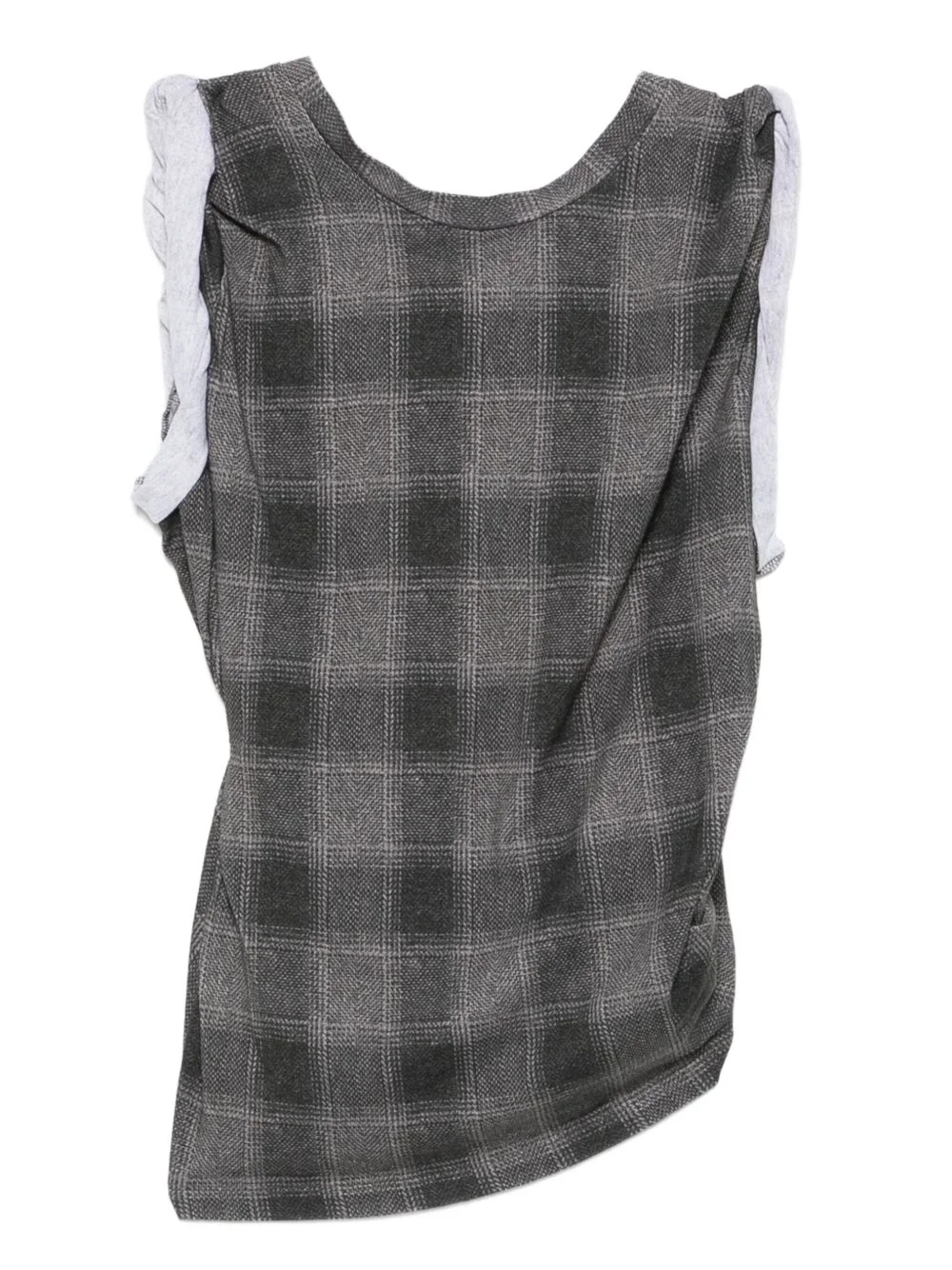 checkered tank top - 1