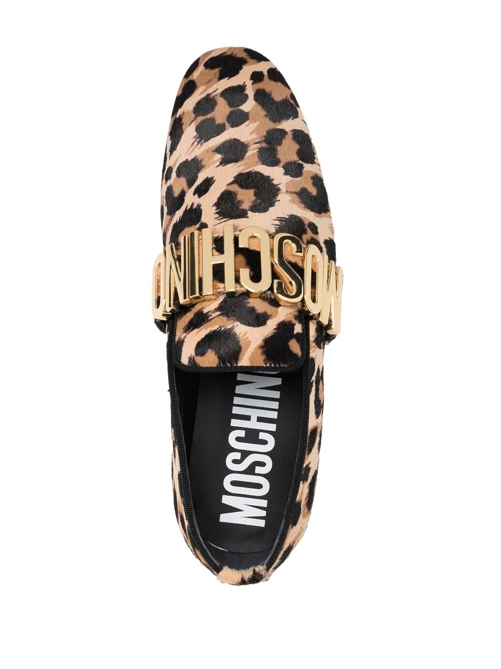 leopard-print loafers - 4