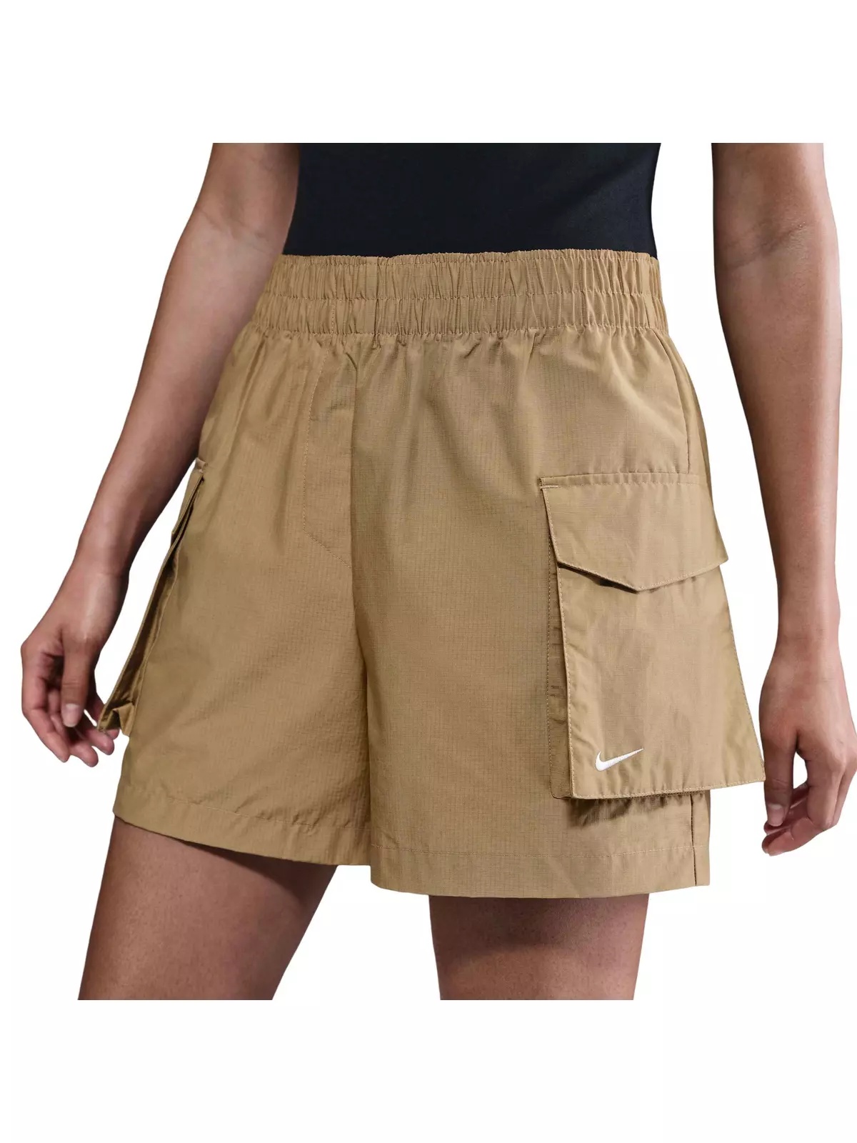 Women's Sportswear Essential Woven High-Waisted 5" Cargo Shorts - 3
