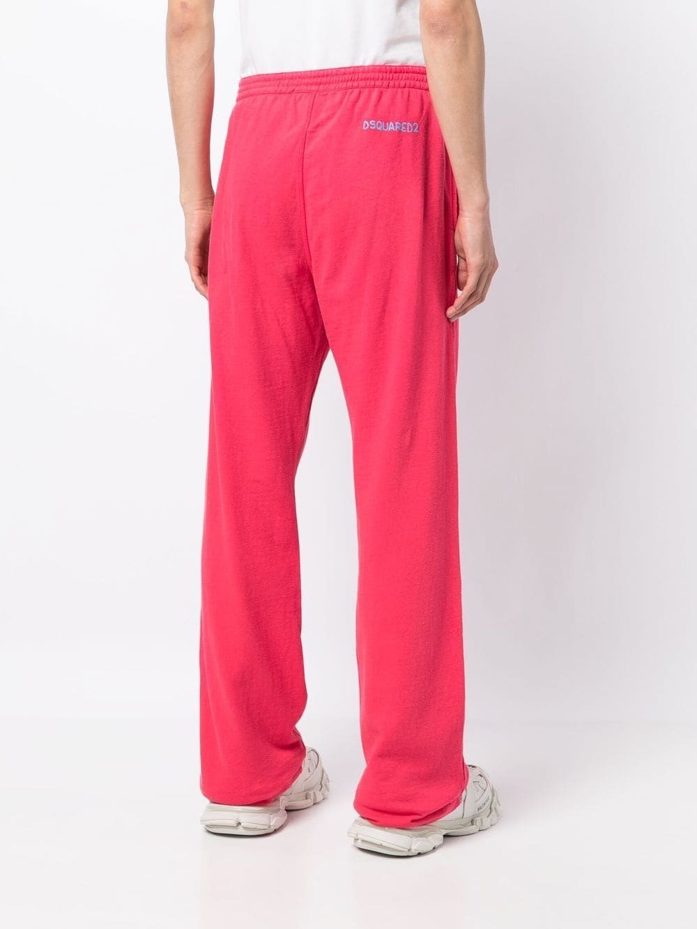 straight-leg logo trousers - 4