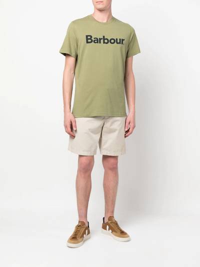 Barbour logo-print short-sleeve T-shirt outlook