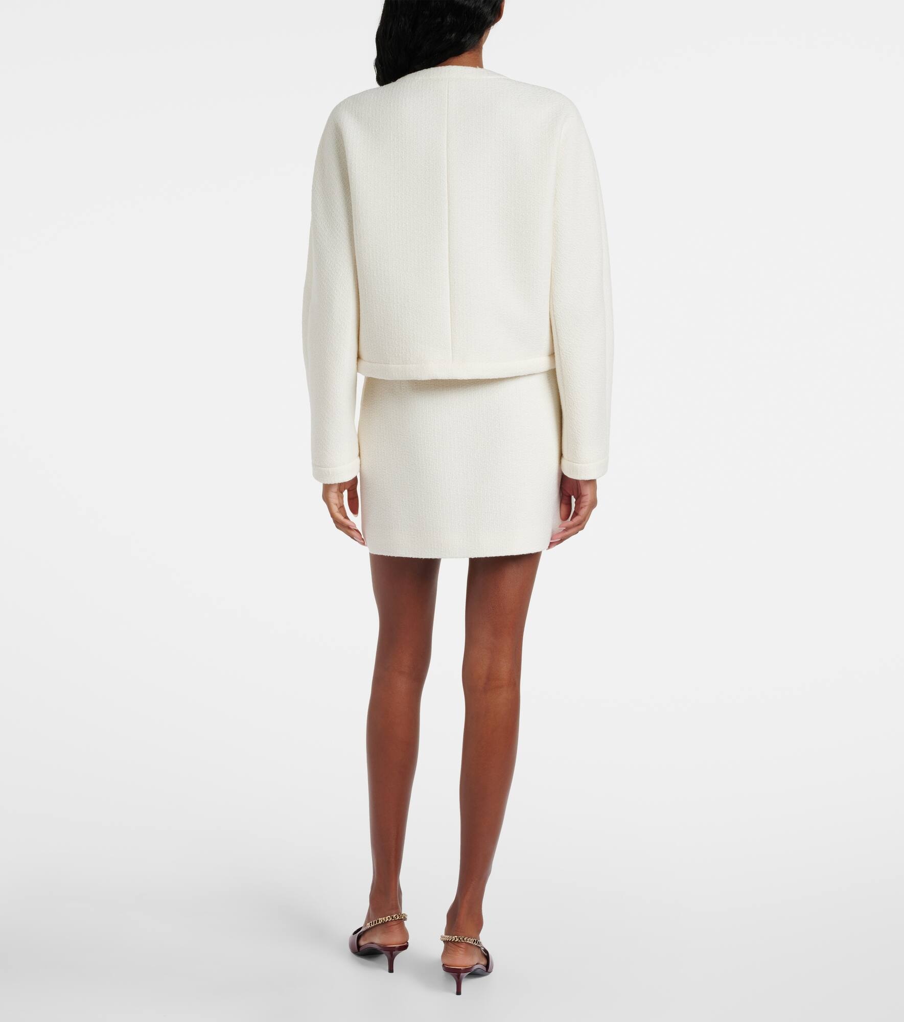Interlocking G wool-blend bouclé jacket - 3