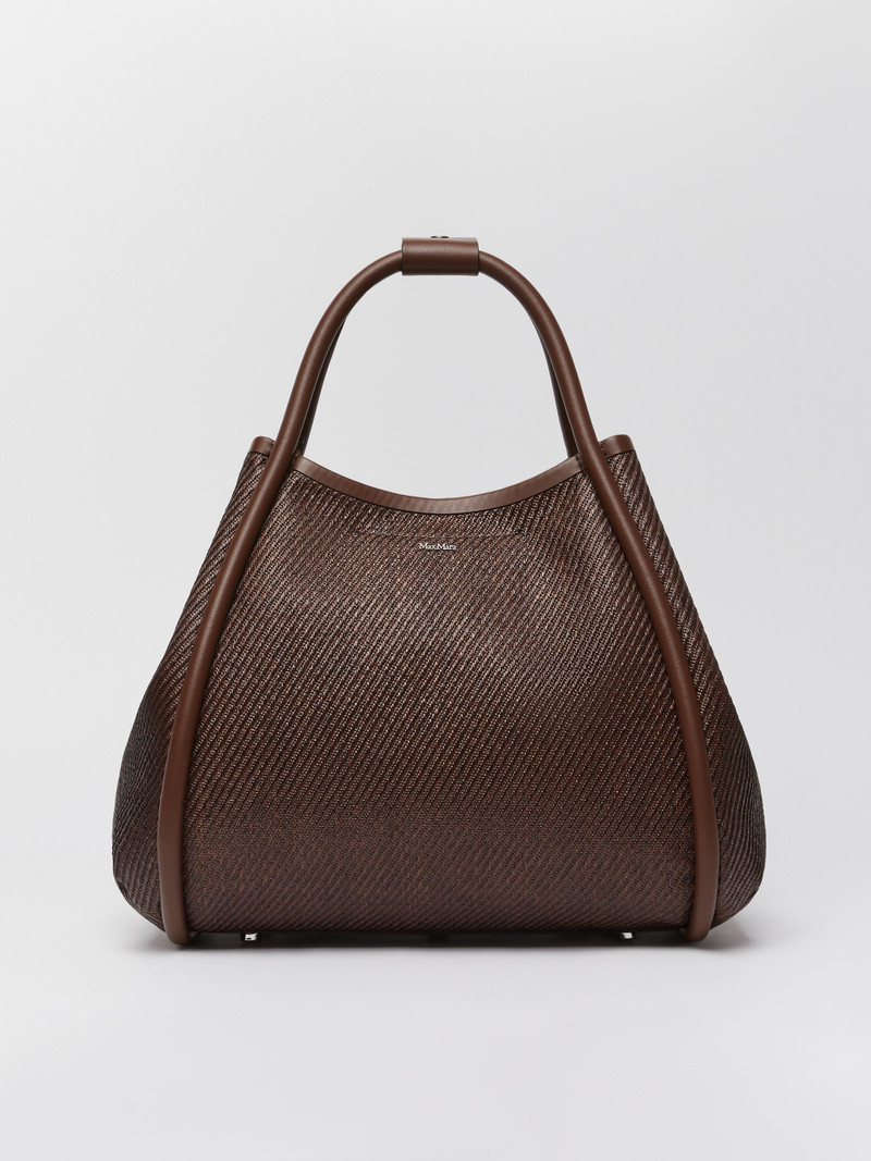 SUMMERMARINEM Medium raffia-look fabric Marine bag 4