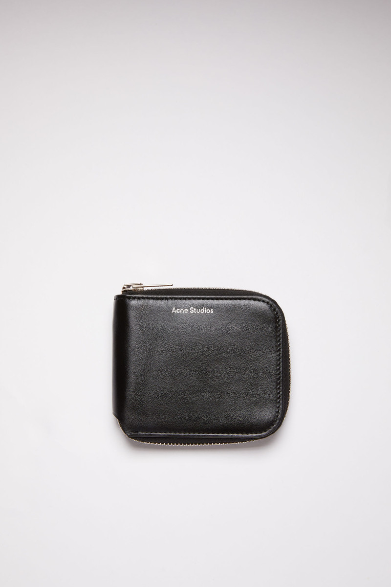 Compact zip wallet - Black 1
