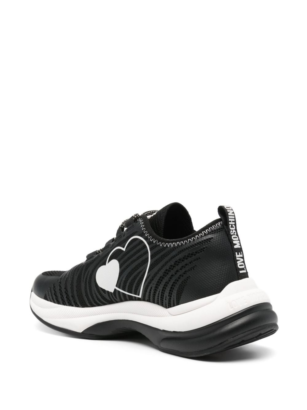 logo-print mesh sneakers - 3