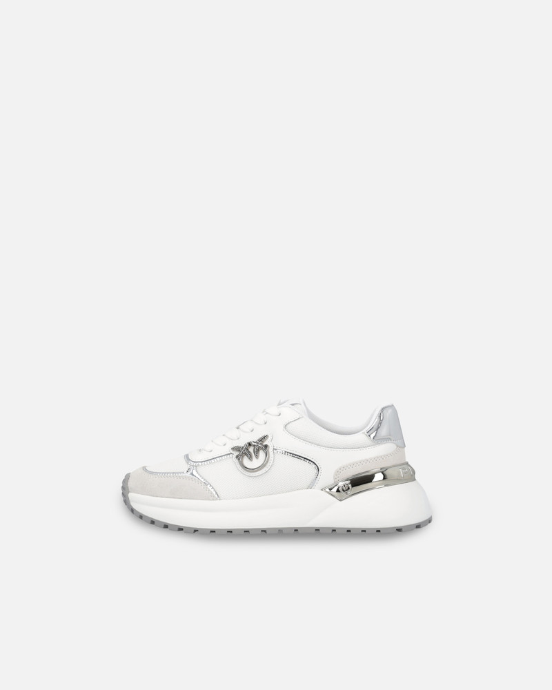 PINKO SNEAKERS WITH LOGO AND MIRROR-FINISH DETAILS outlook