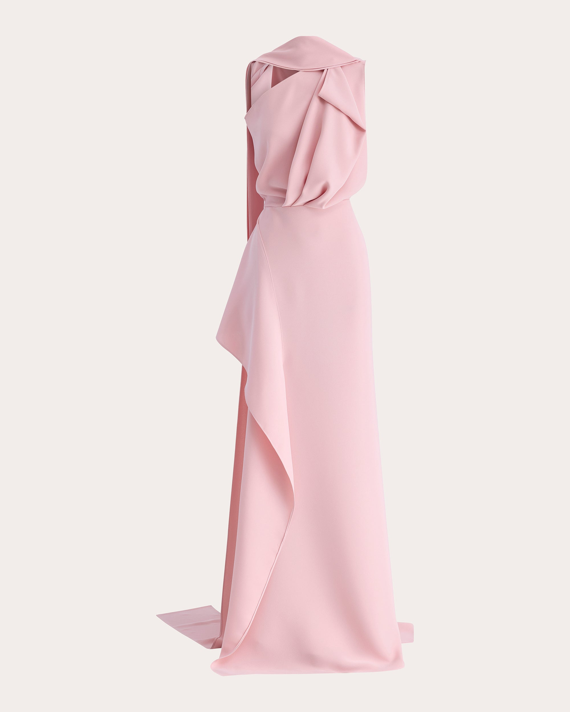 Priority Draping Ruffle Gown - 1