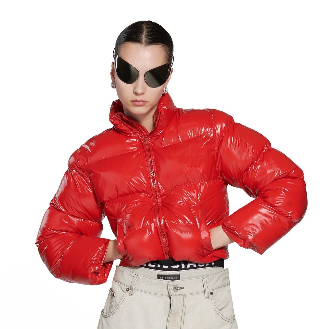 Shrunk Puffer in Red - 5