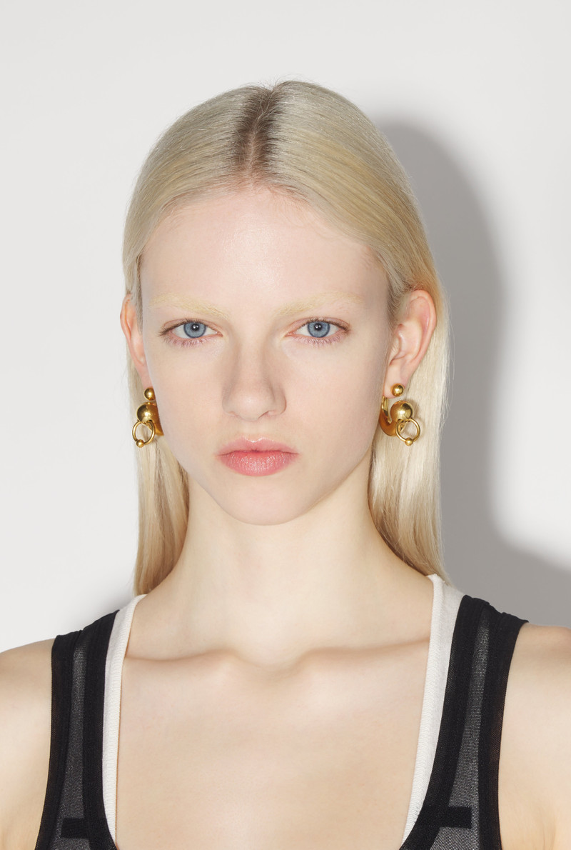 Jean Paul Gaultier THE GOLD-TONE RING EARRINGS outlook