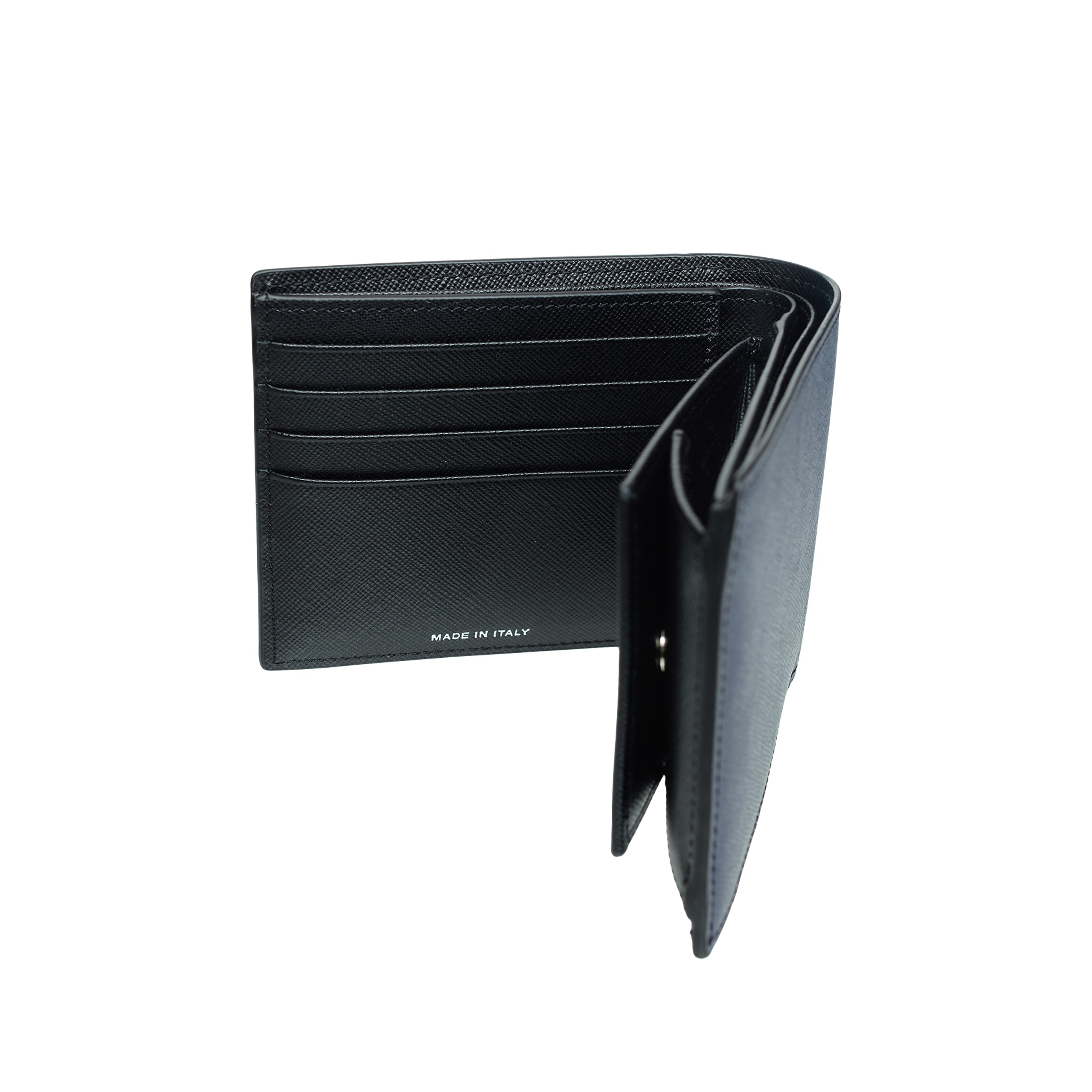 BLACK LEATHER WALLET - 2