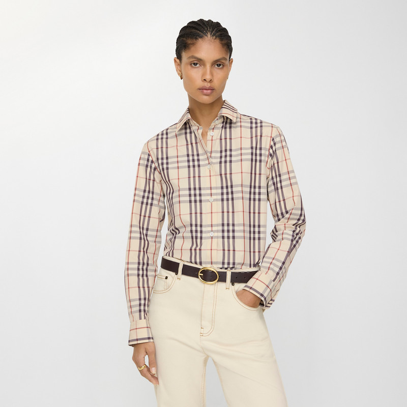 Burberry Regular Fit Check Cotton Shirt outlook
