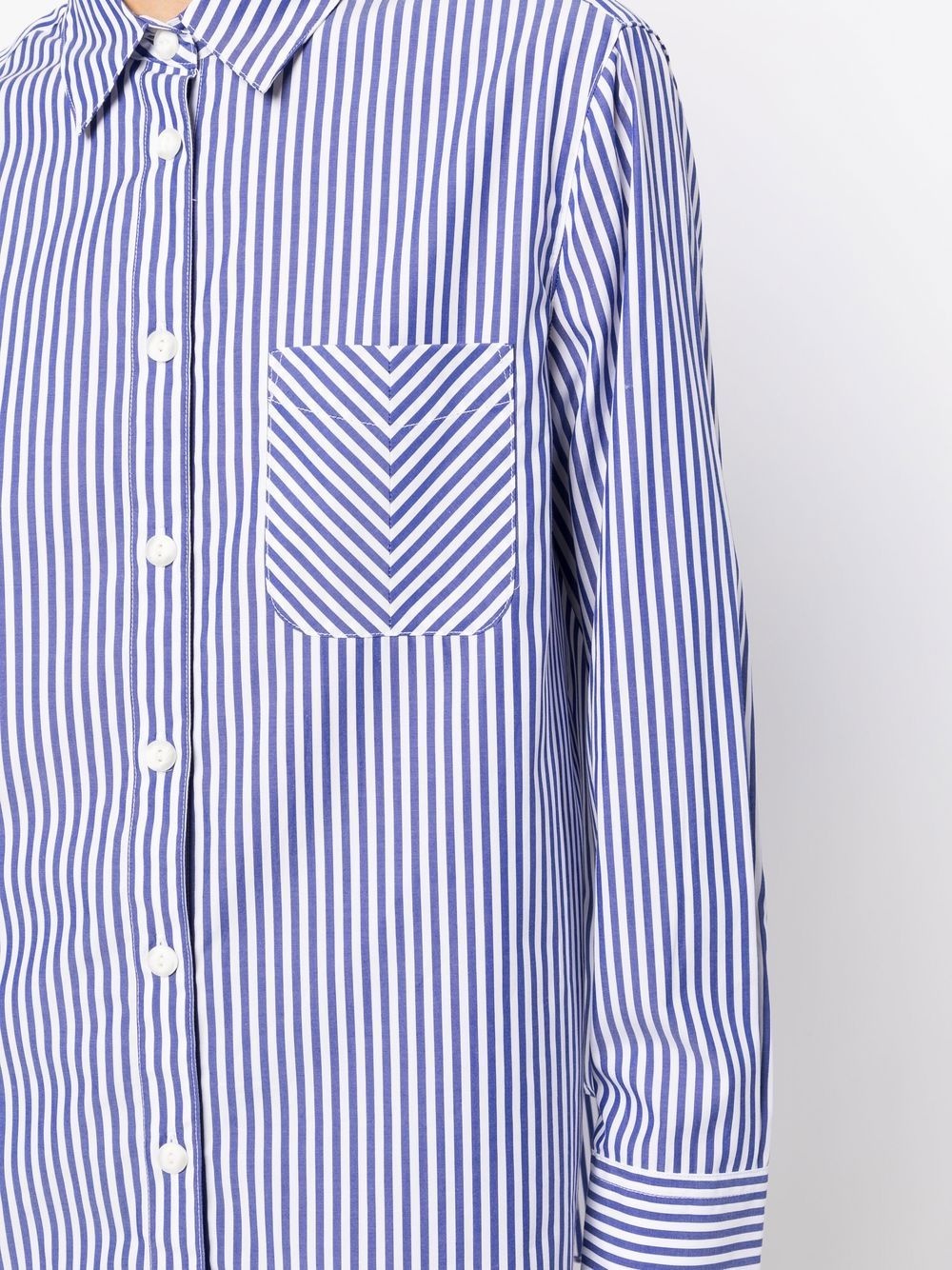 Maxine striped button-up shirt - 5