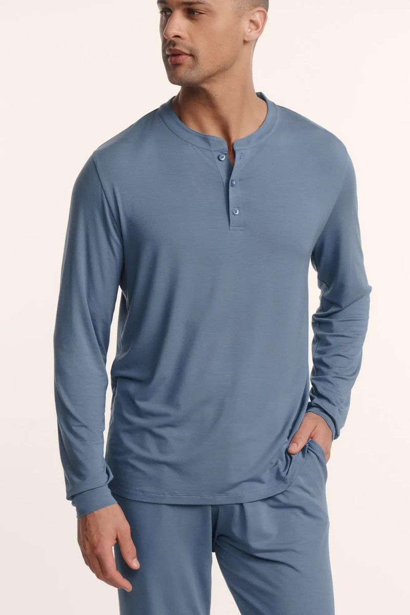 eberjey Henry TENCEL™ Modal Long PJ Set outlook