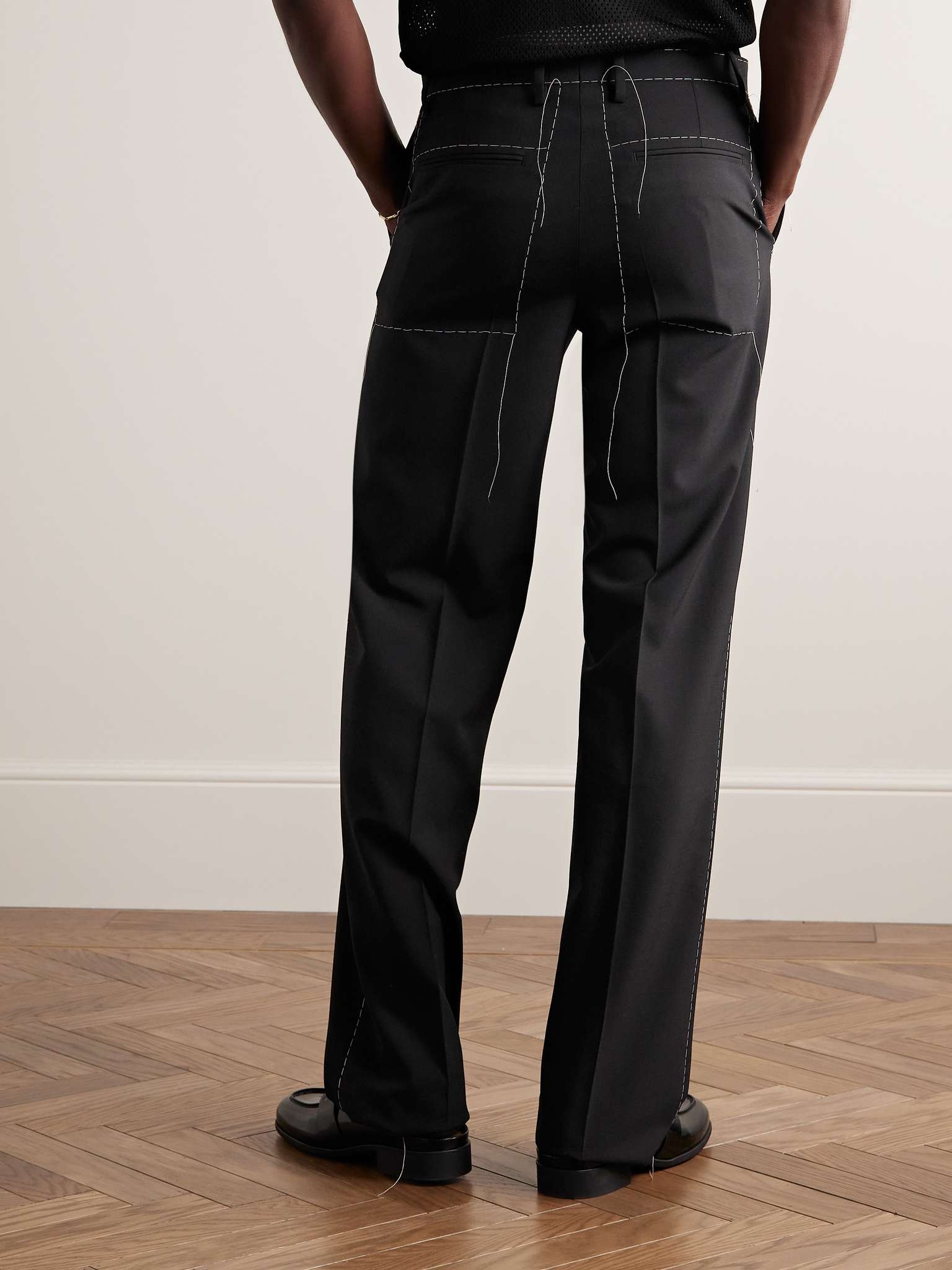 Straight-Leg Woven Trousers - 5