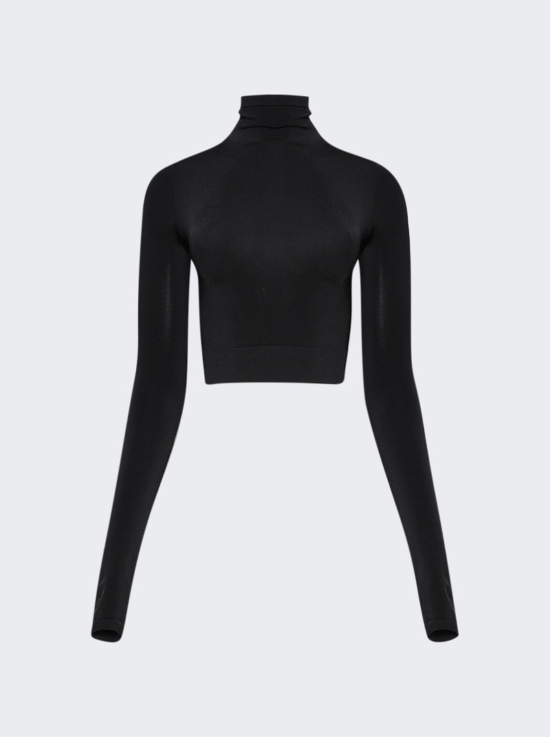 Cropped Turtleneck Black 1