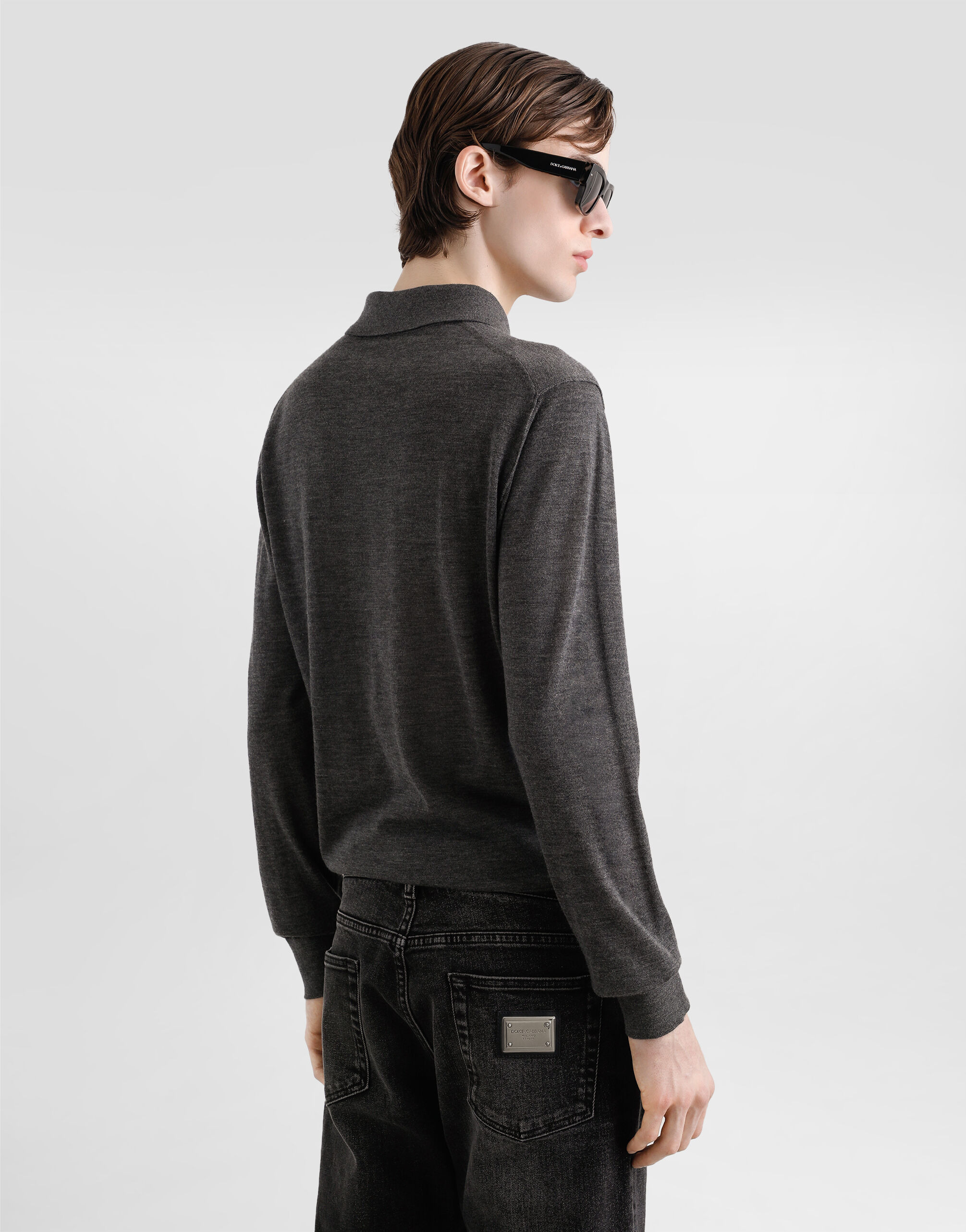 Cashmere polo shirt - 5