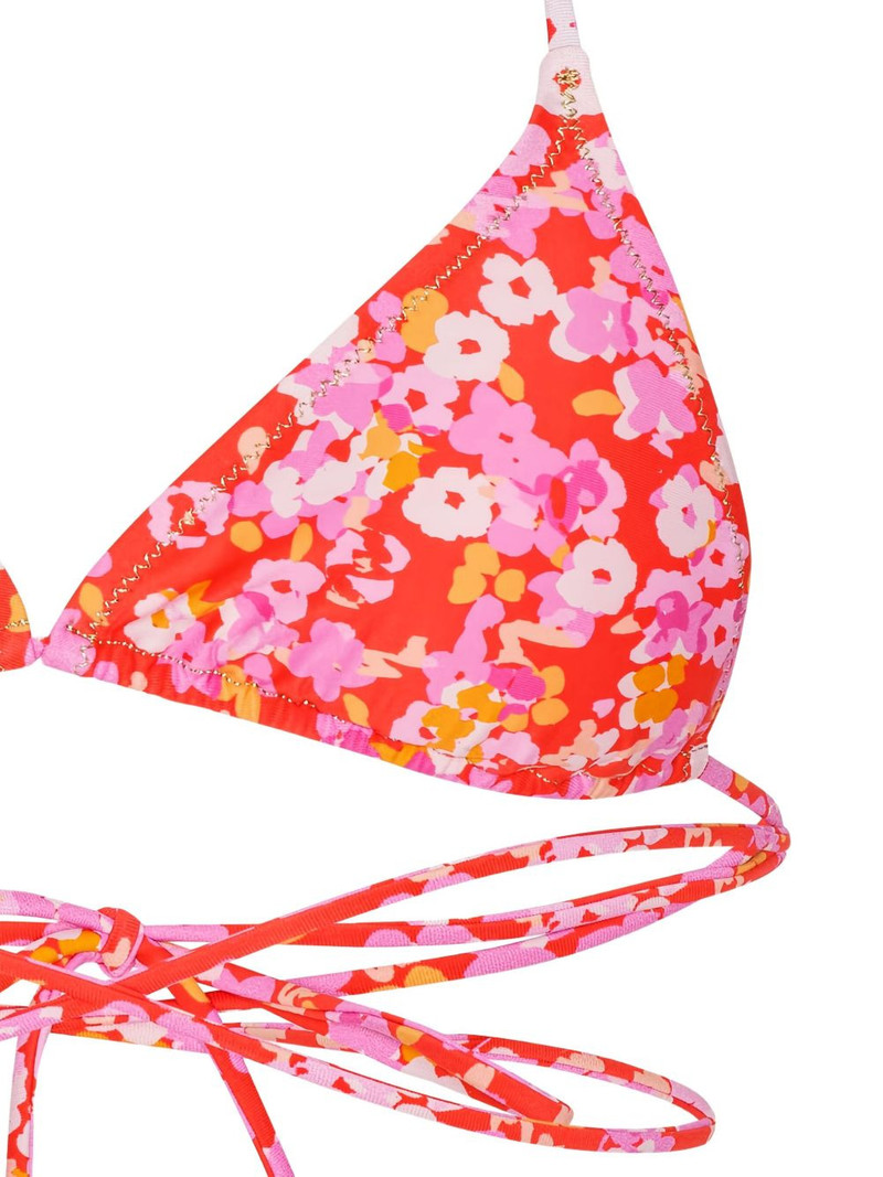 x Reina Olga flower-print wrap bikini 4