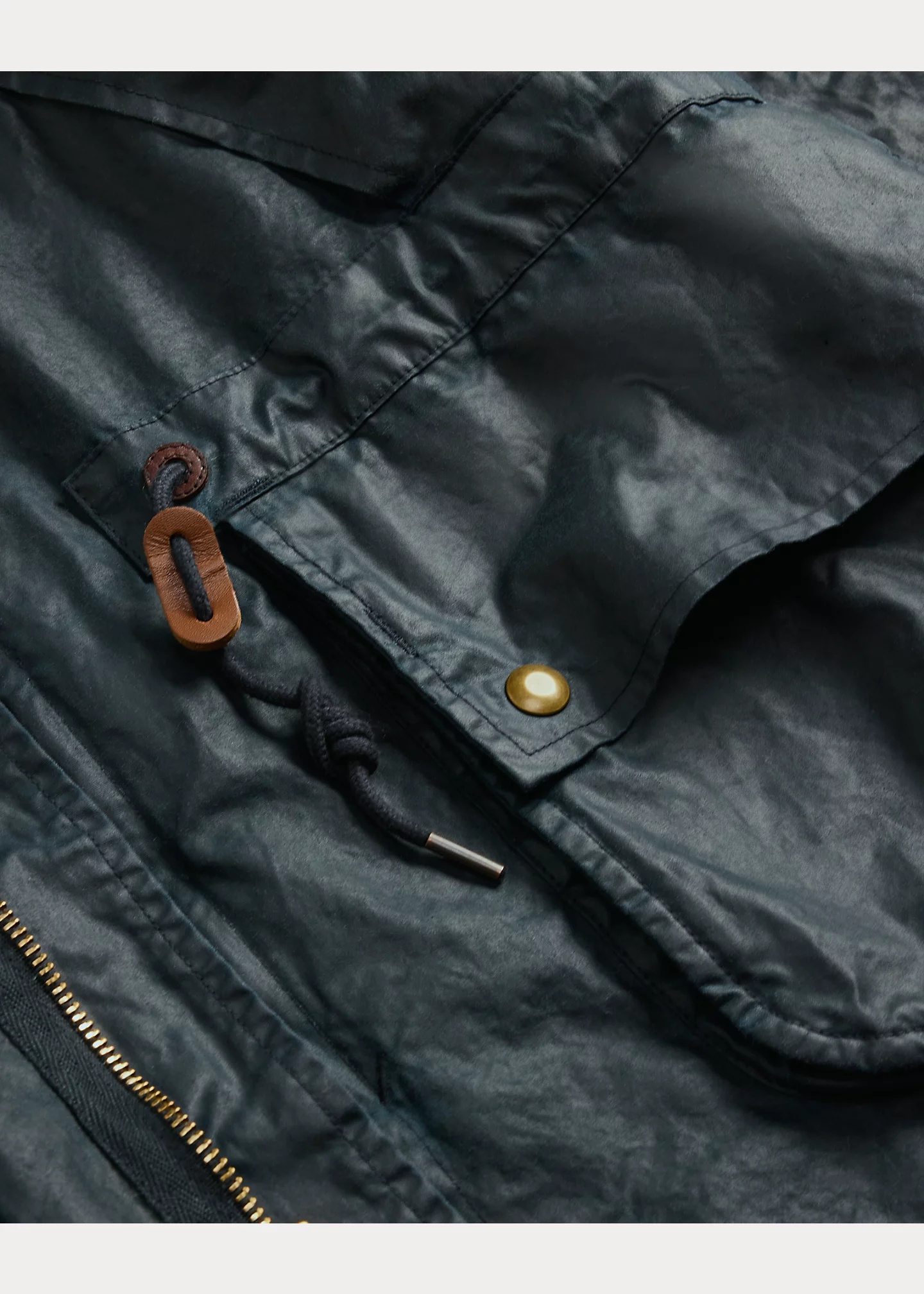 Oilcloth Hooded Jacket - 4