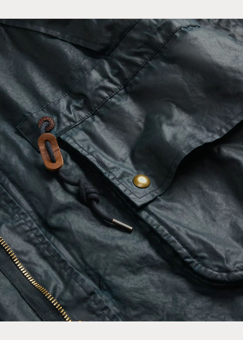 Oilcloth Hooded Jacket 4