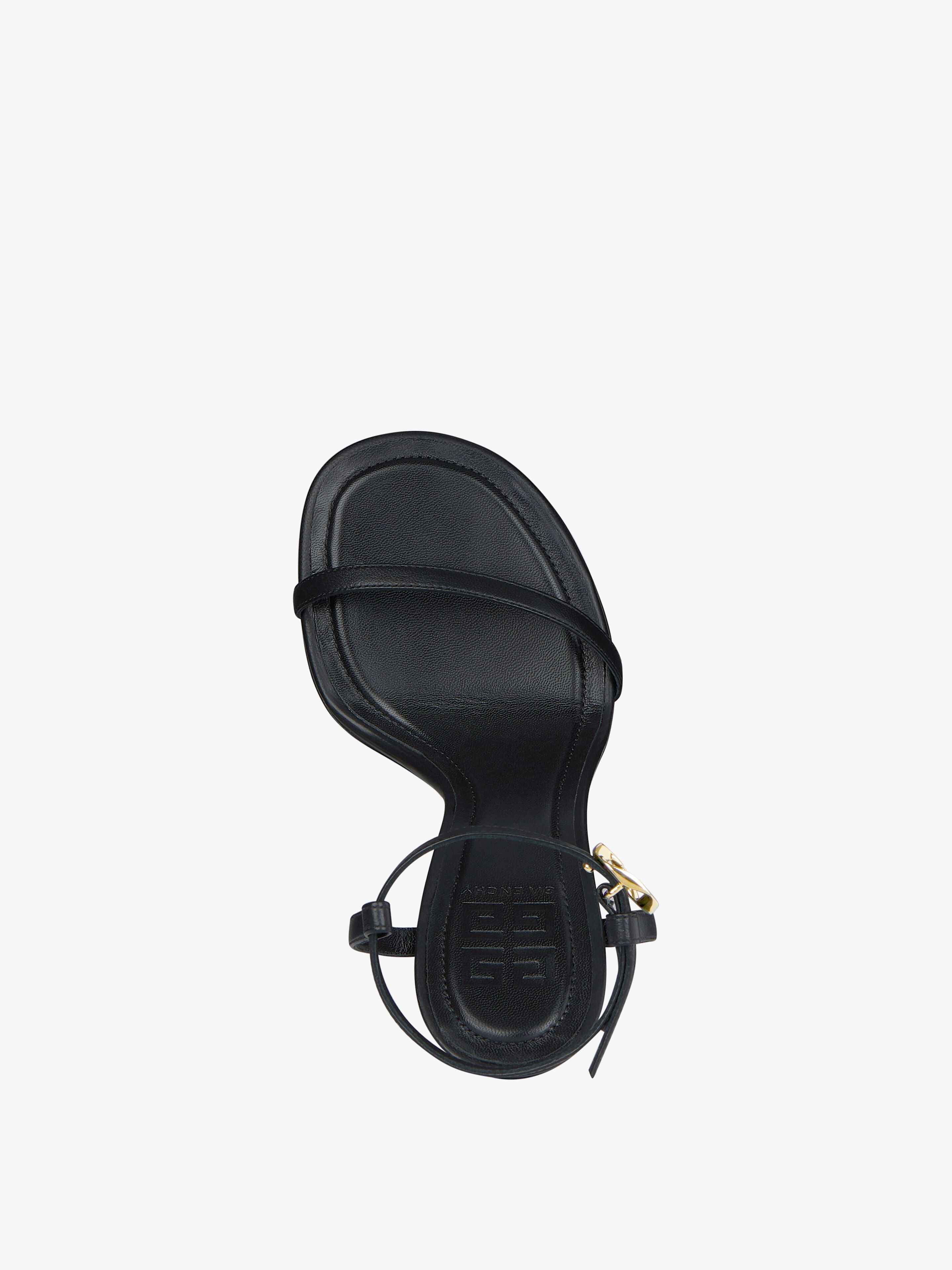 G CUBE SANDALS IN LEATHER - 4