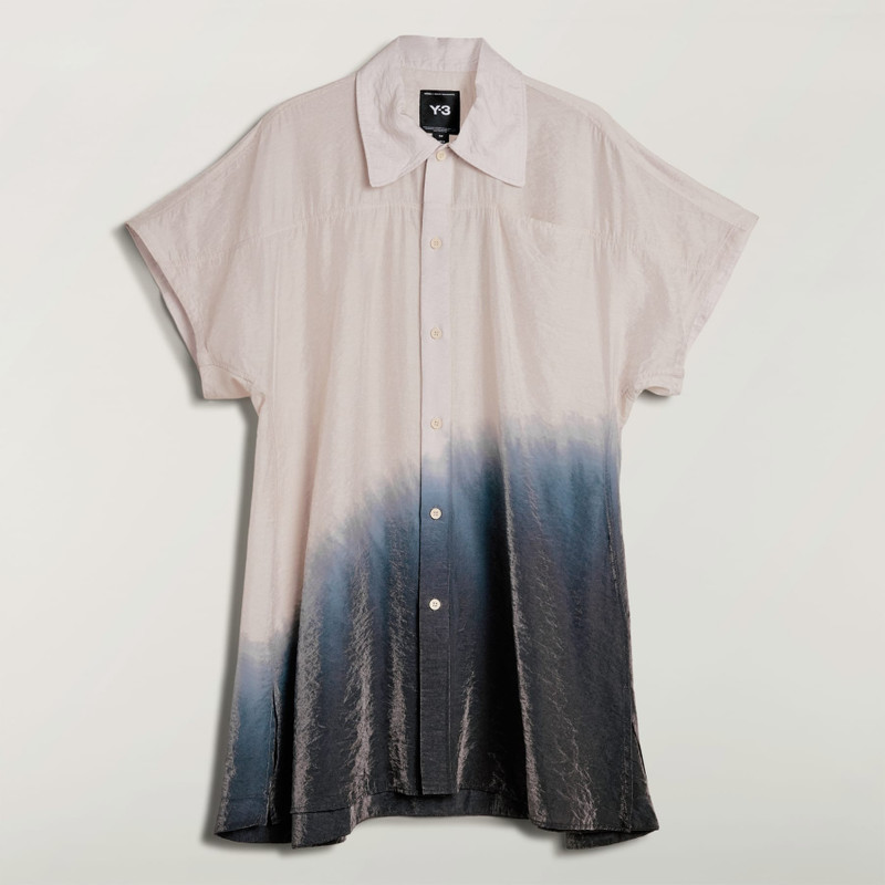 Y-3 SHORT SLEEVE DIP DYE UTILITY OVERSHIRT 1