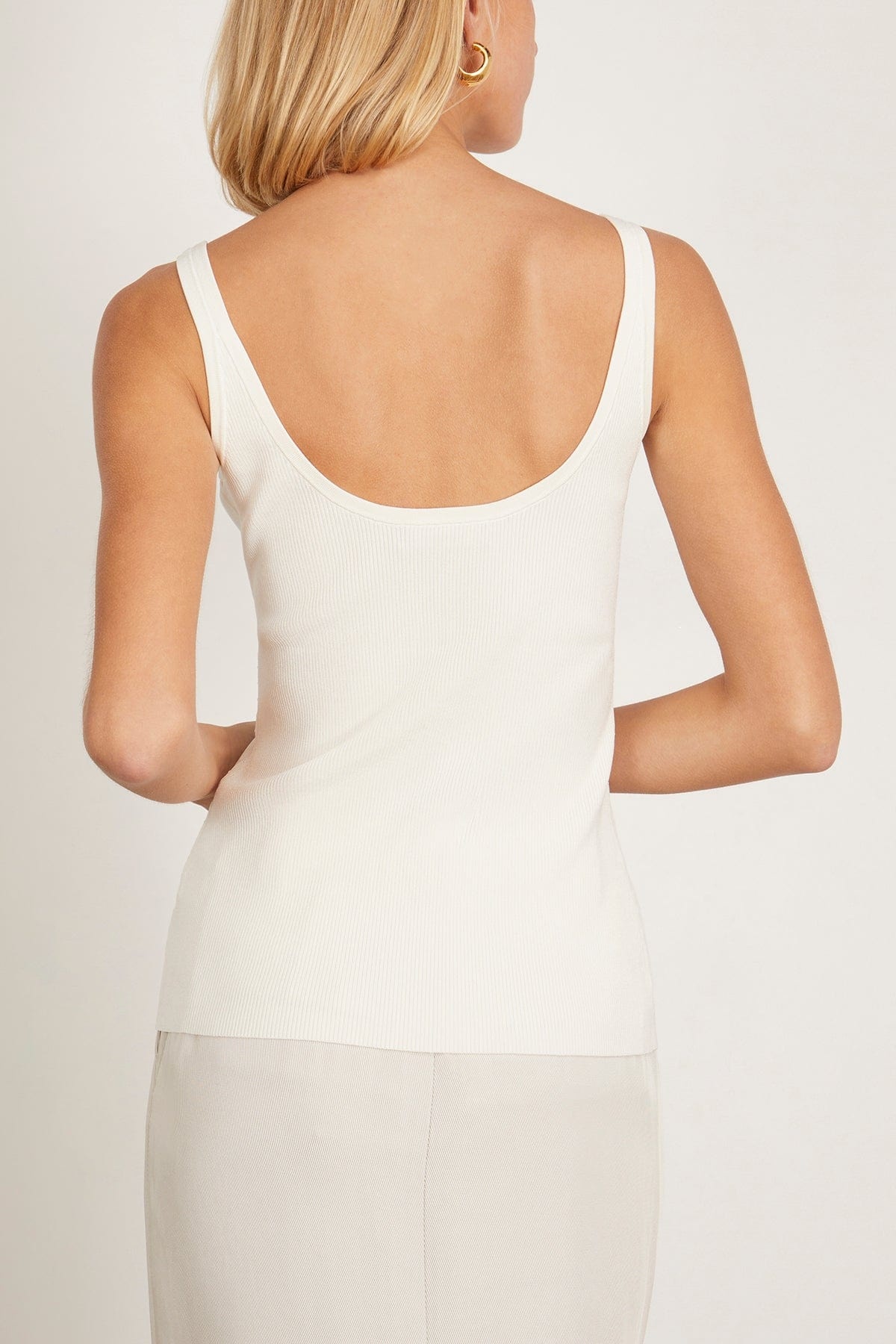 Verna Tank in Parchment - 4