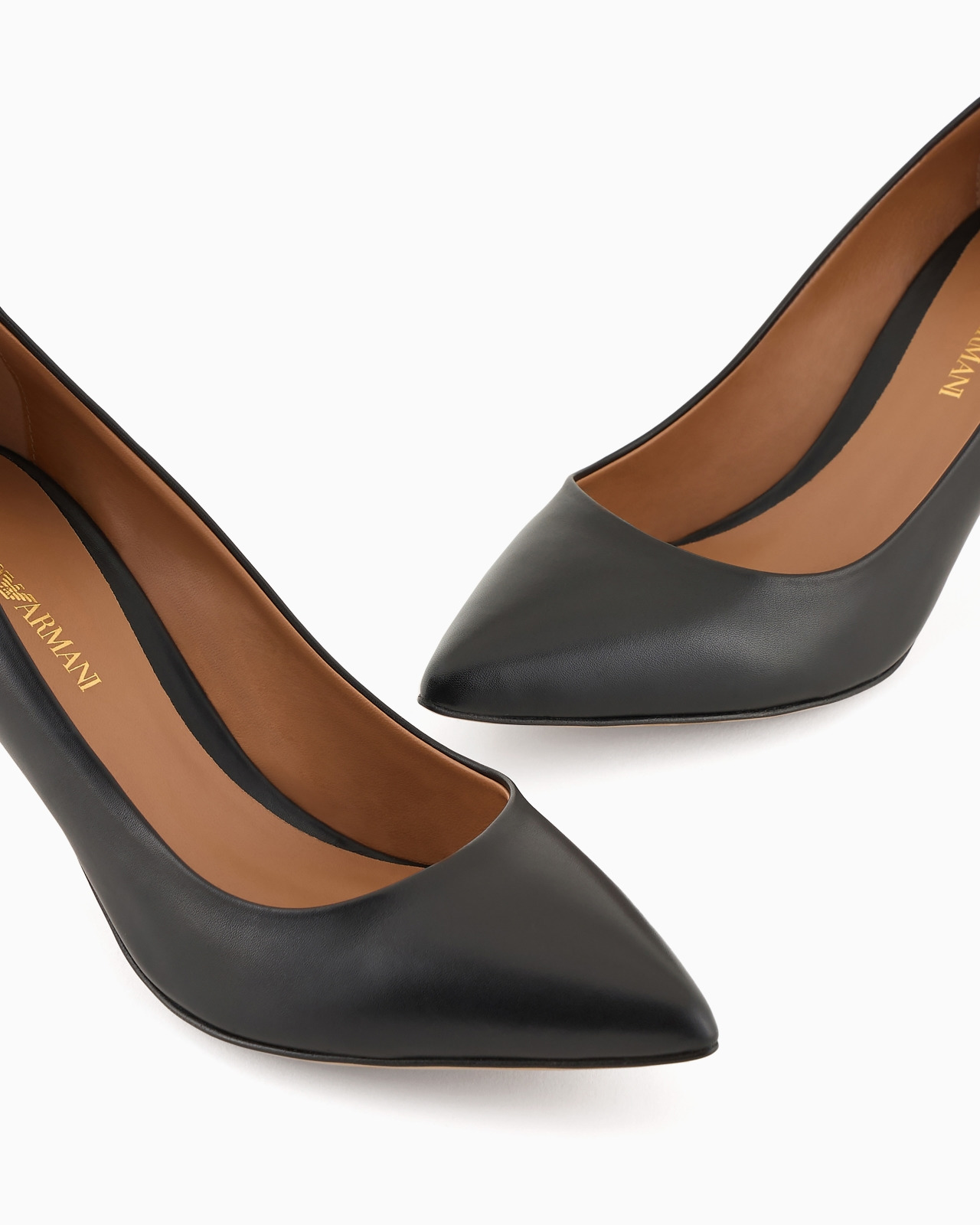 Leather pumps with stiletto heel - 5