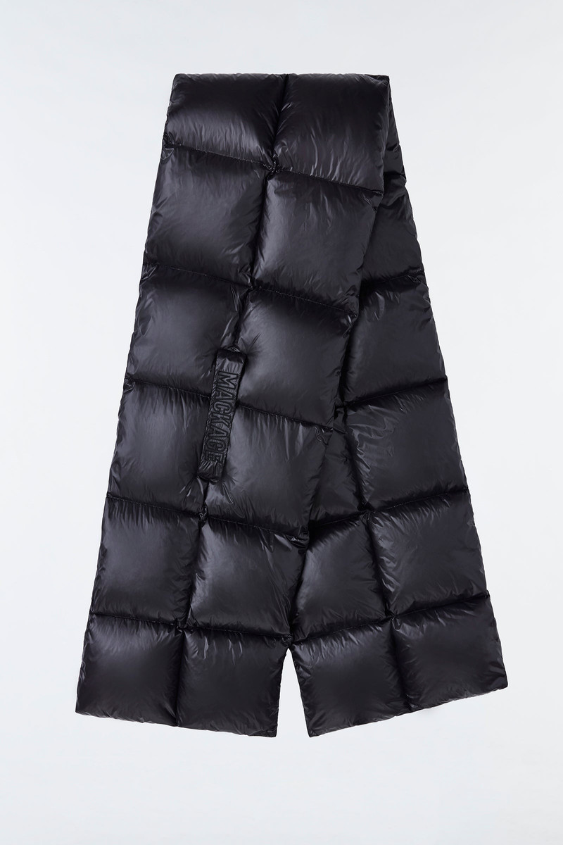 MACKAGE RIVER lustrous light down scarf outlook