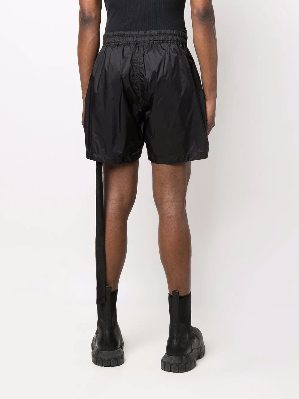 drawstring-waist shorts - 4