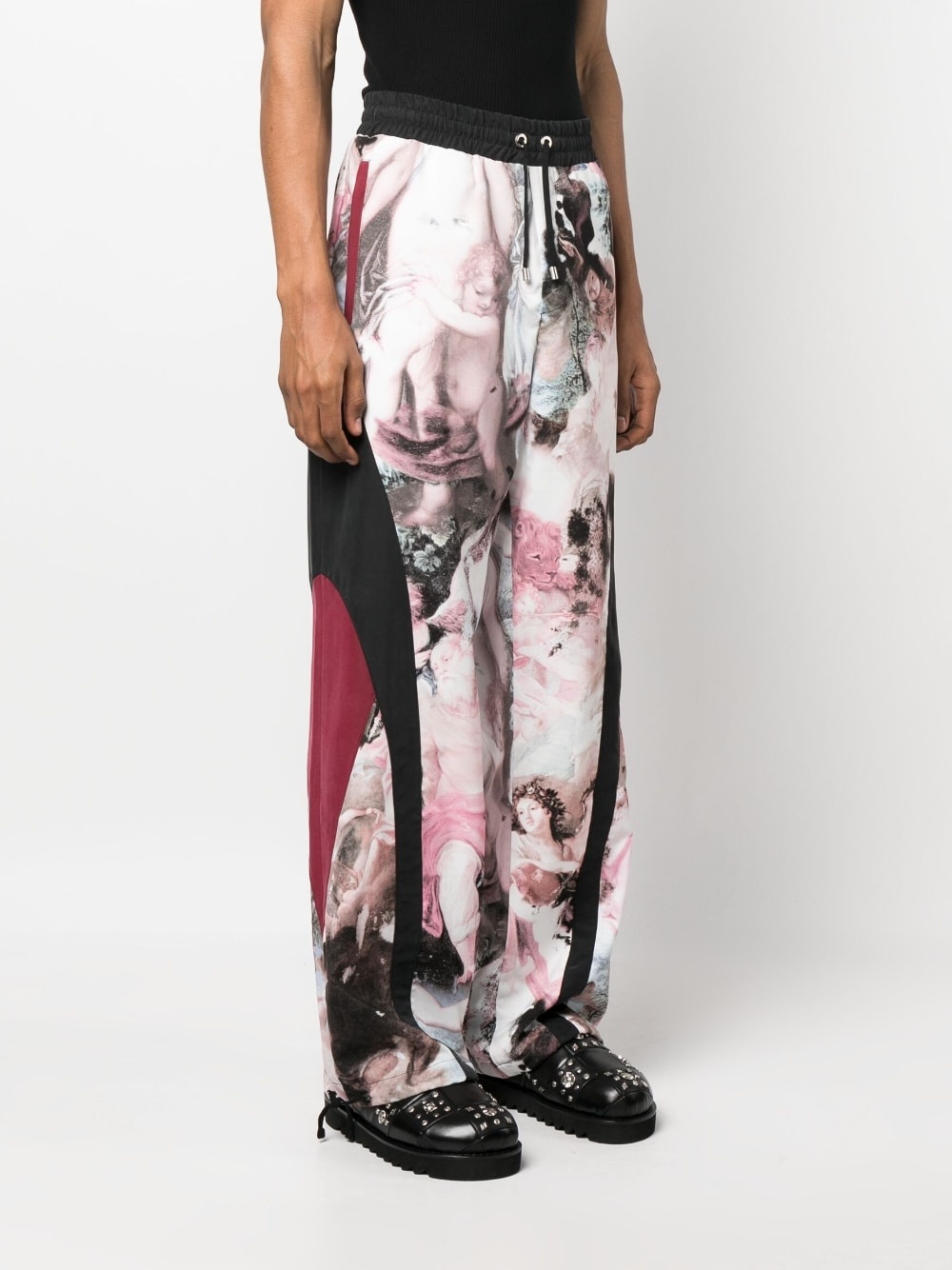 Pastel-print track pants - 3