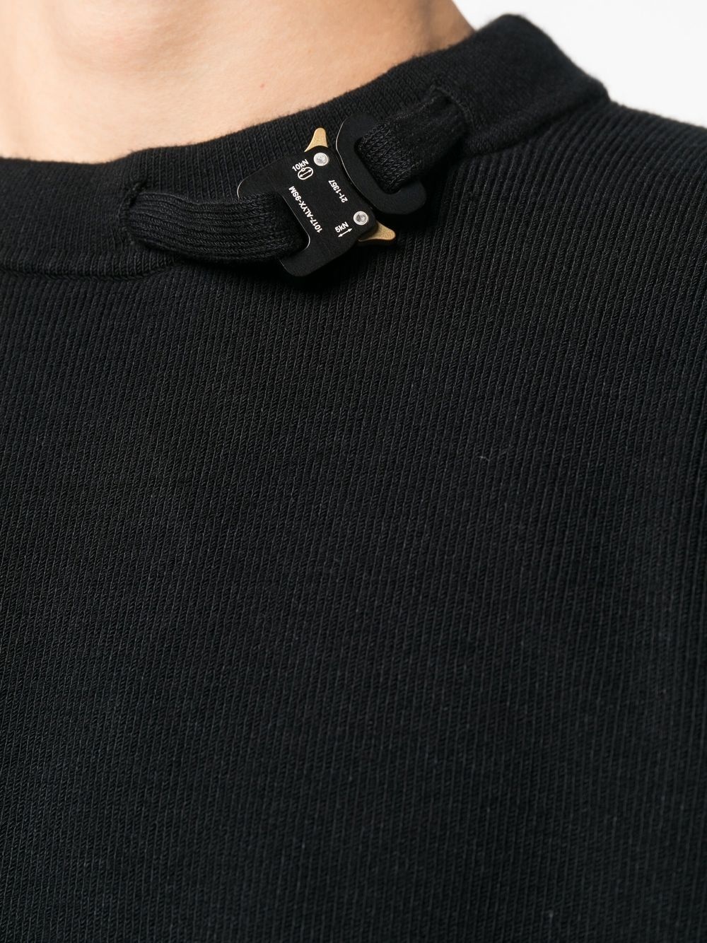 fine-knit buckle jumper - 5