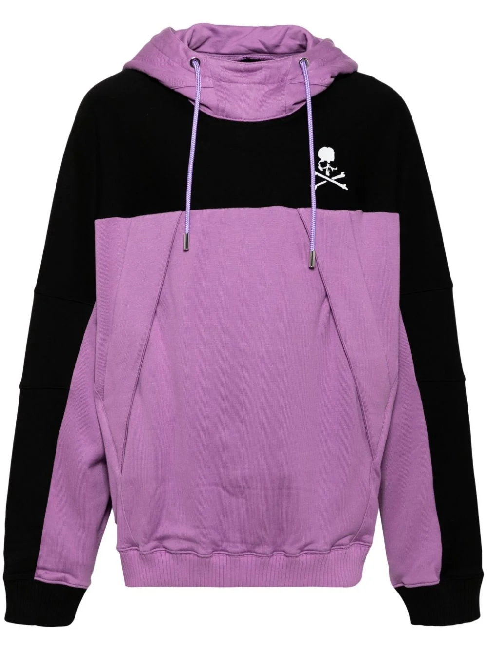 logo print hoodie - 1