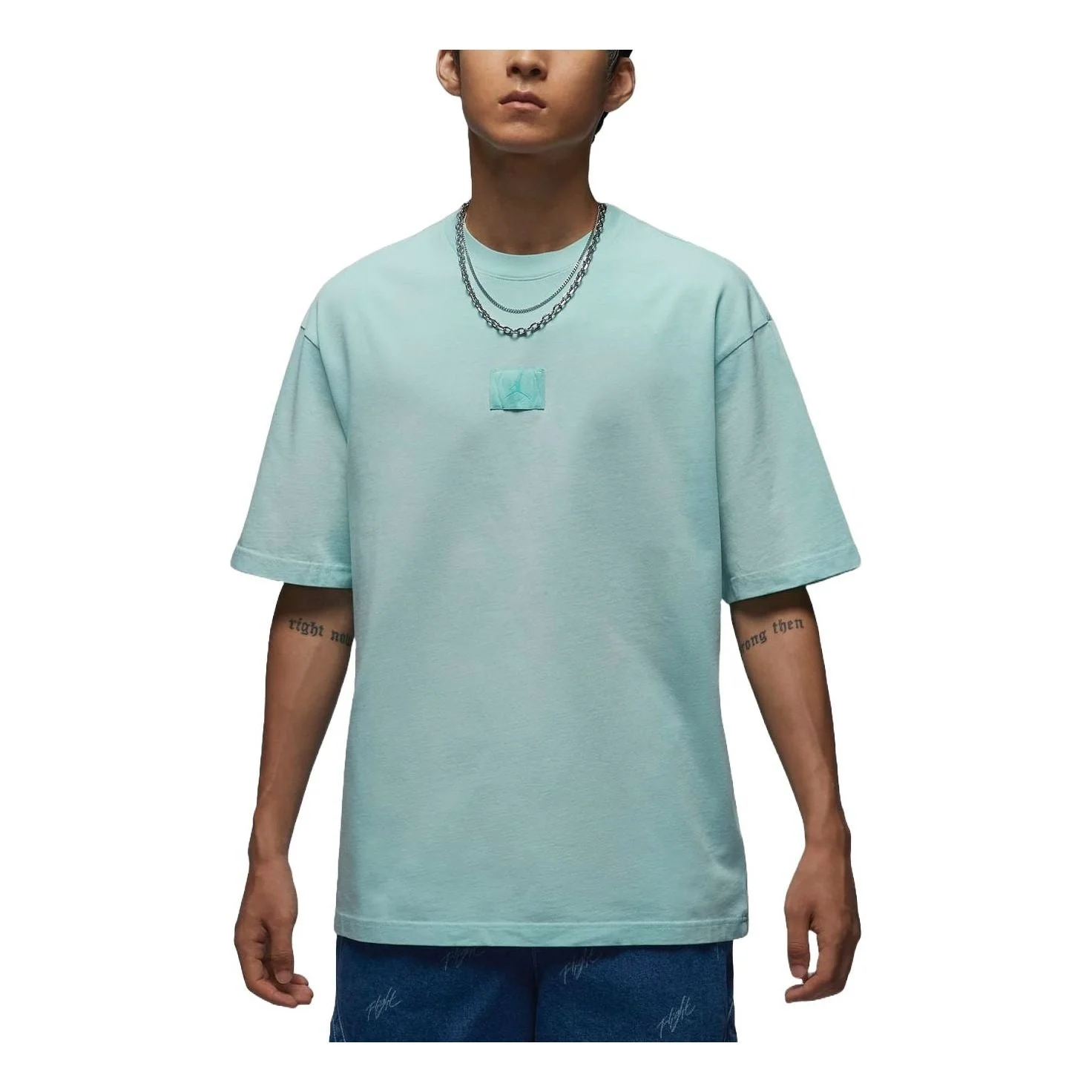 Air Jordan Flight Essentials 85 T-shirt Asia Sizing 'Mint Blue' FZ1915-368 - 1