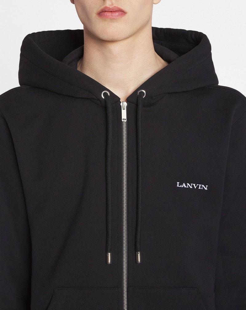 ARCHIVES PRINT ZIPPED HOODIE 5