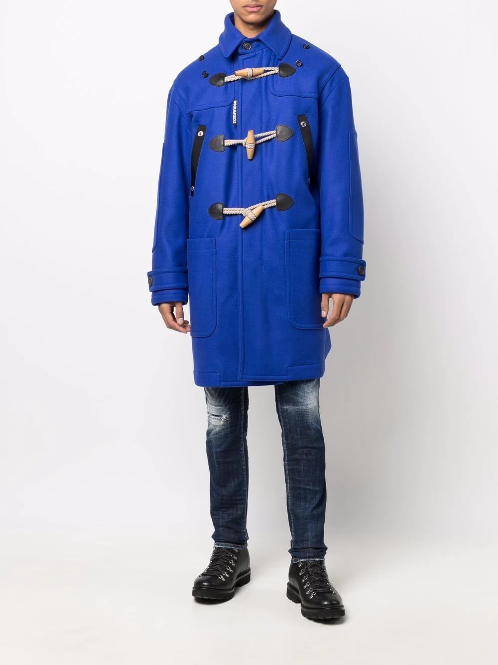 mid-length duffle coat - 6