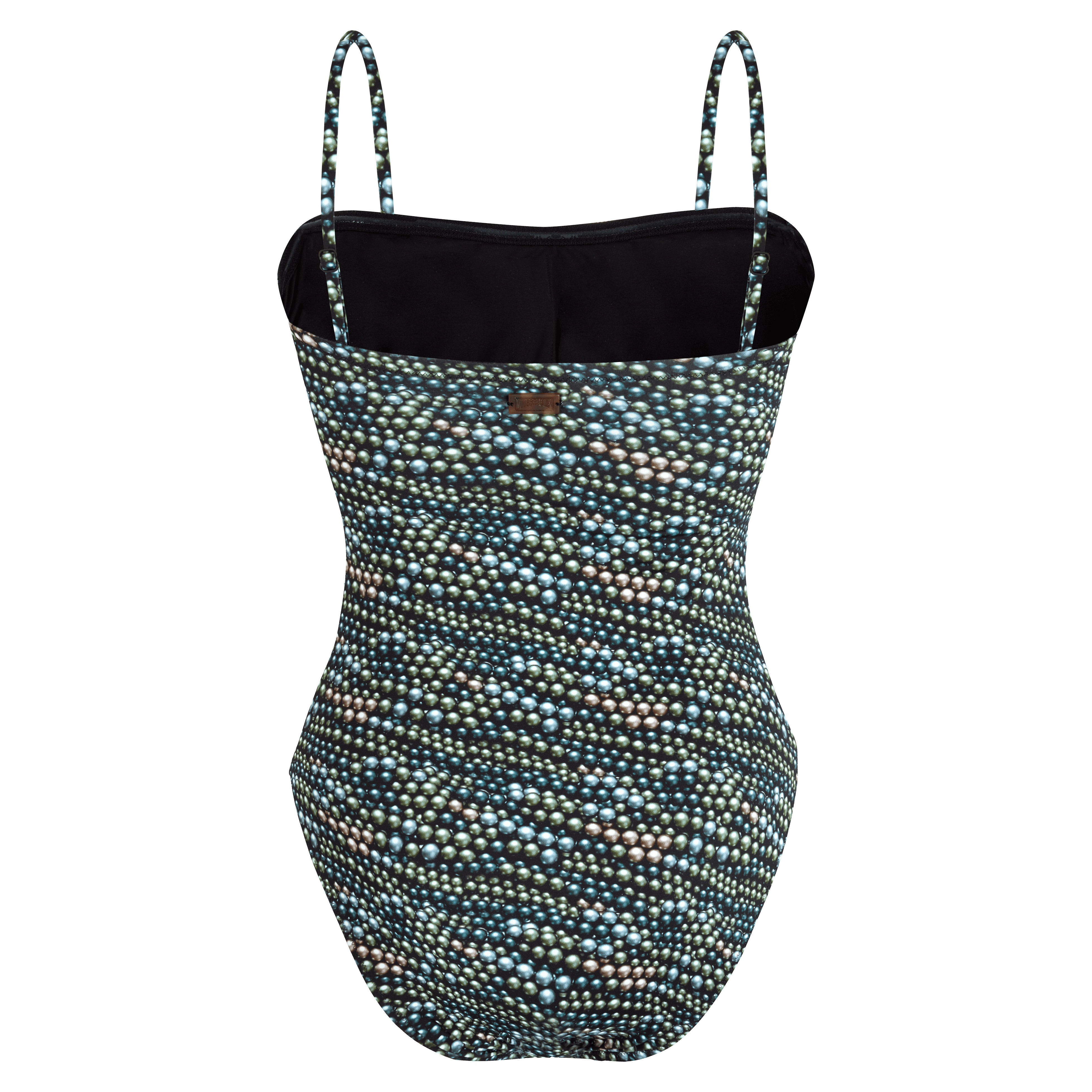 Women Bustier One-piece Swimsuit Pearl - 2