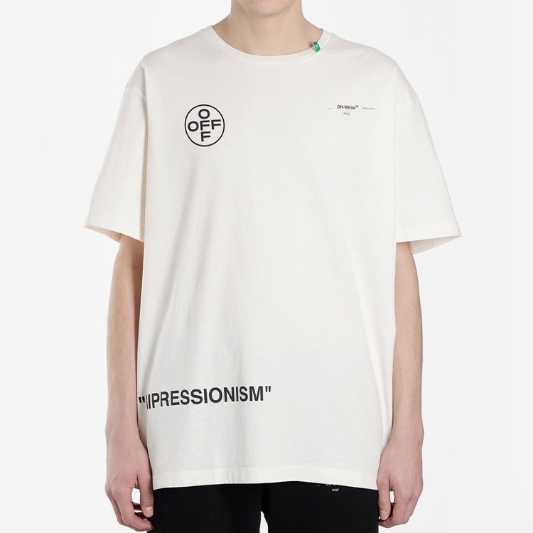 Off-White Stencil Logo T-Shirt 'White' OMAA038R191850150228 - 3