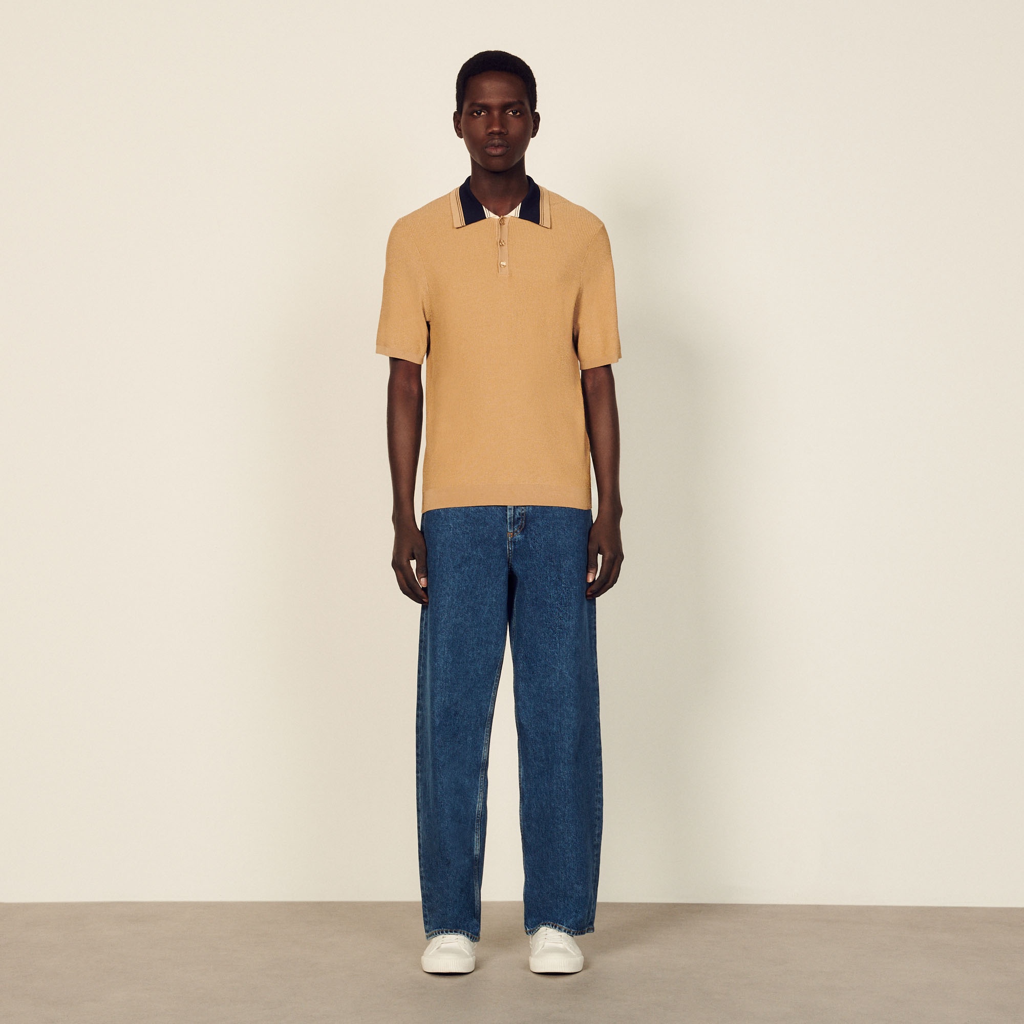 Knitted polo shirt - 5